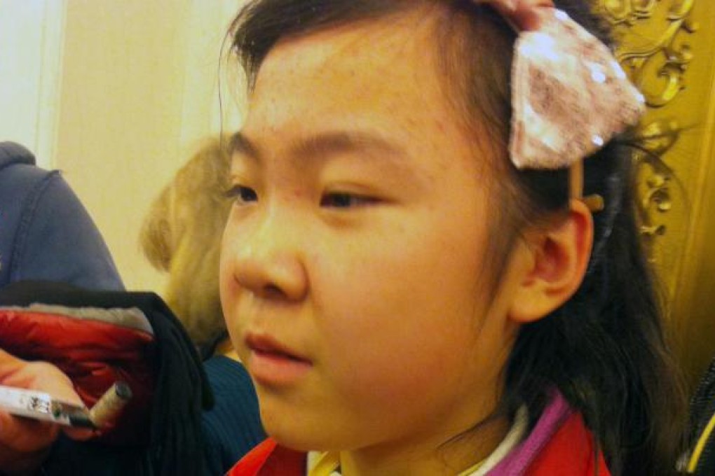 Sun Luyuan in the media spotlight. Photo: Victoria Ruan