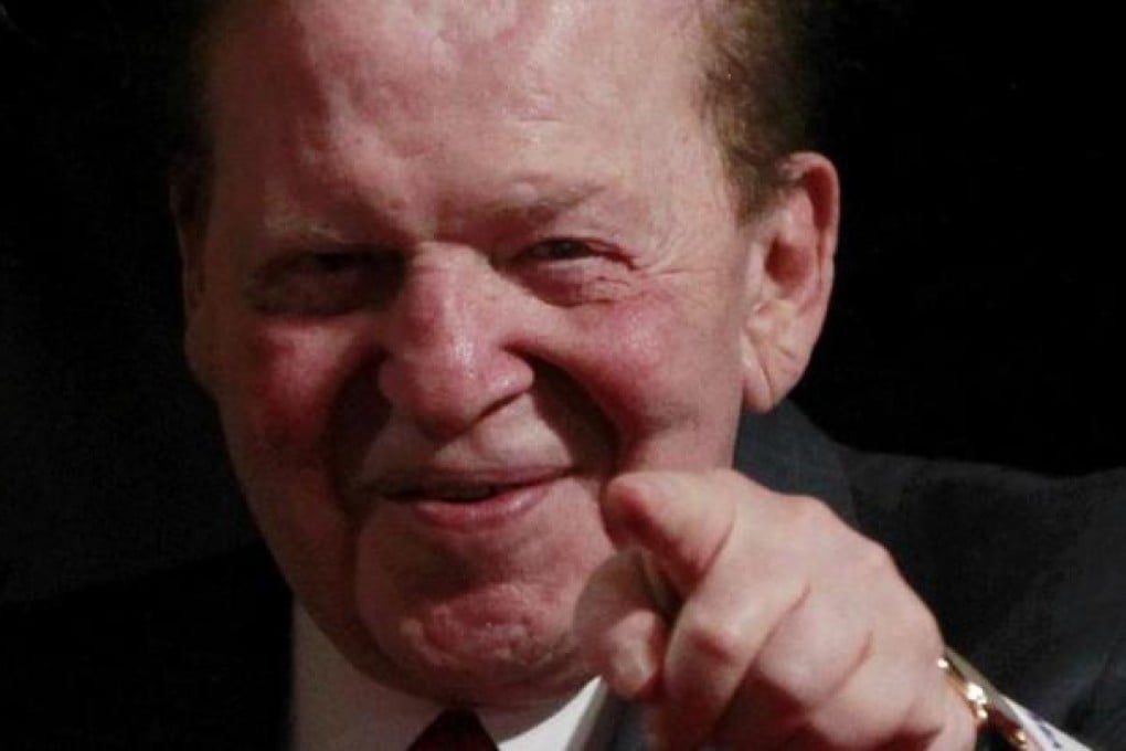 Casino mogul Sheldon Adelson was the top spender. Photo: Reuters