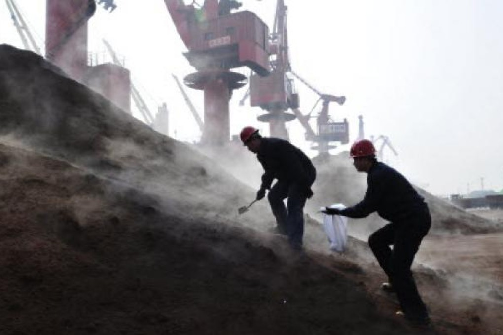 China’s copper imports dropped 18.5 per cent in October to hit its lowest level in 15 months. Photo: EPA