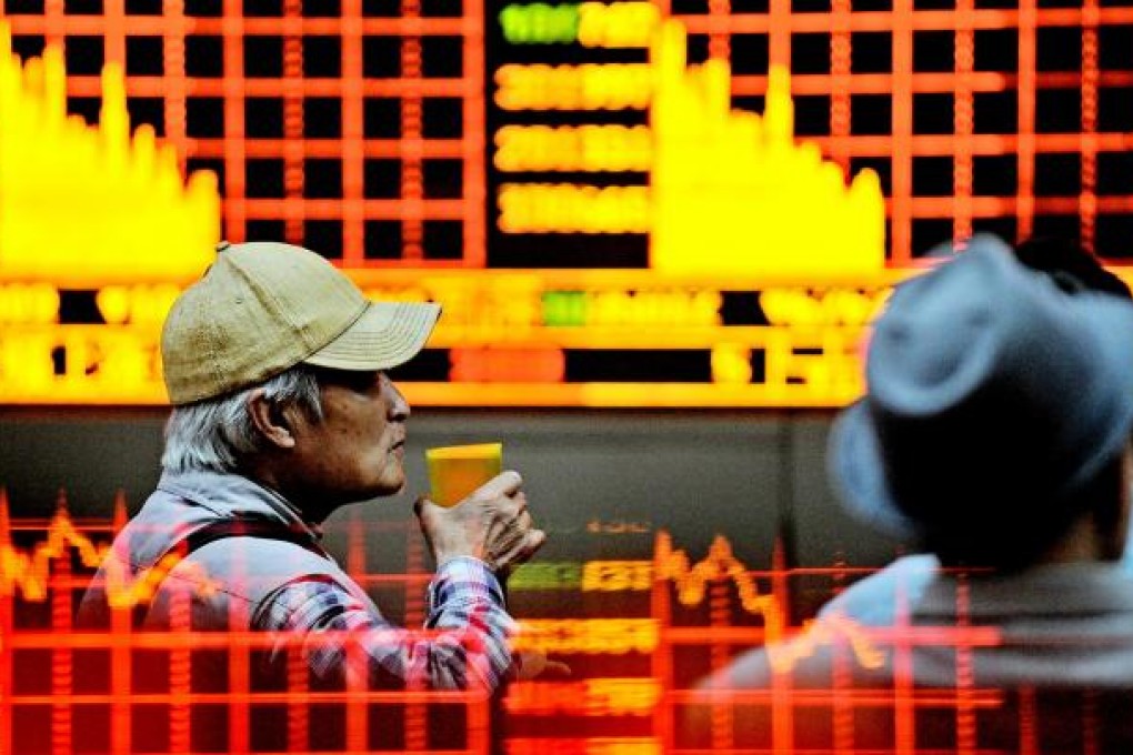 Investors may be considering their options as the valuations at which bank shares were trading may point to declines ahead. Photo: AFP