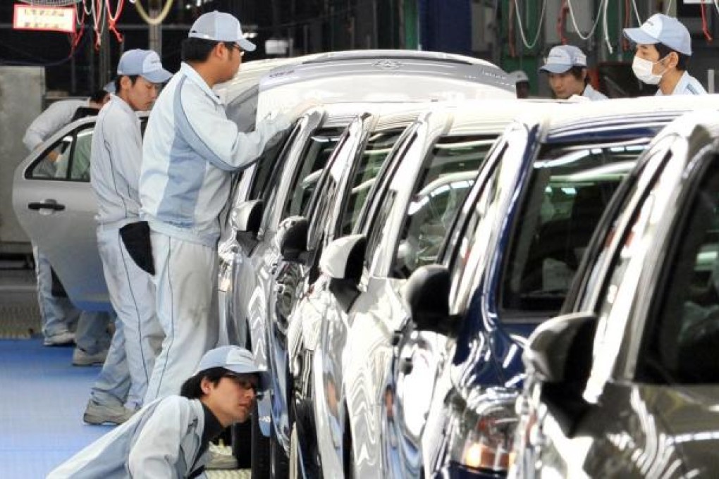 Japanese carmakers have reviewed their operations. Photo: AFP