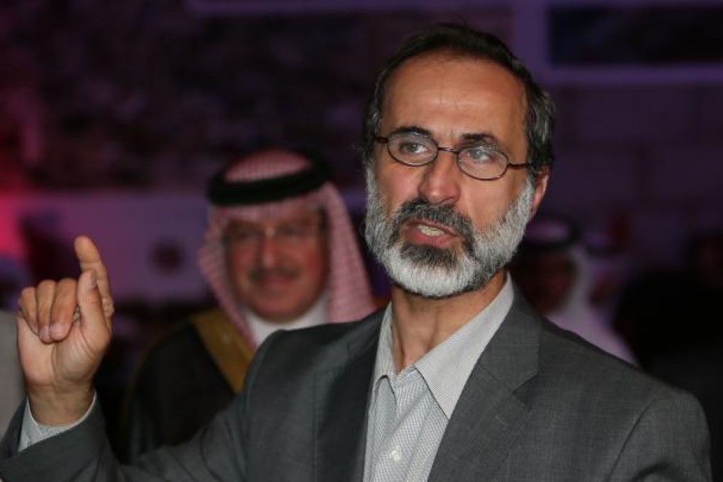 Muslim cleric Ahmed al-Khatib has been elected to lead the National Coalition of Forces of the the Syrian Revolution and Opposition. Photo: AFP