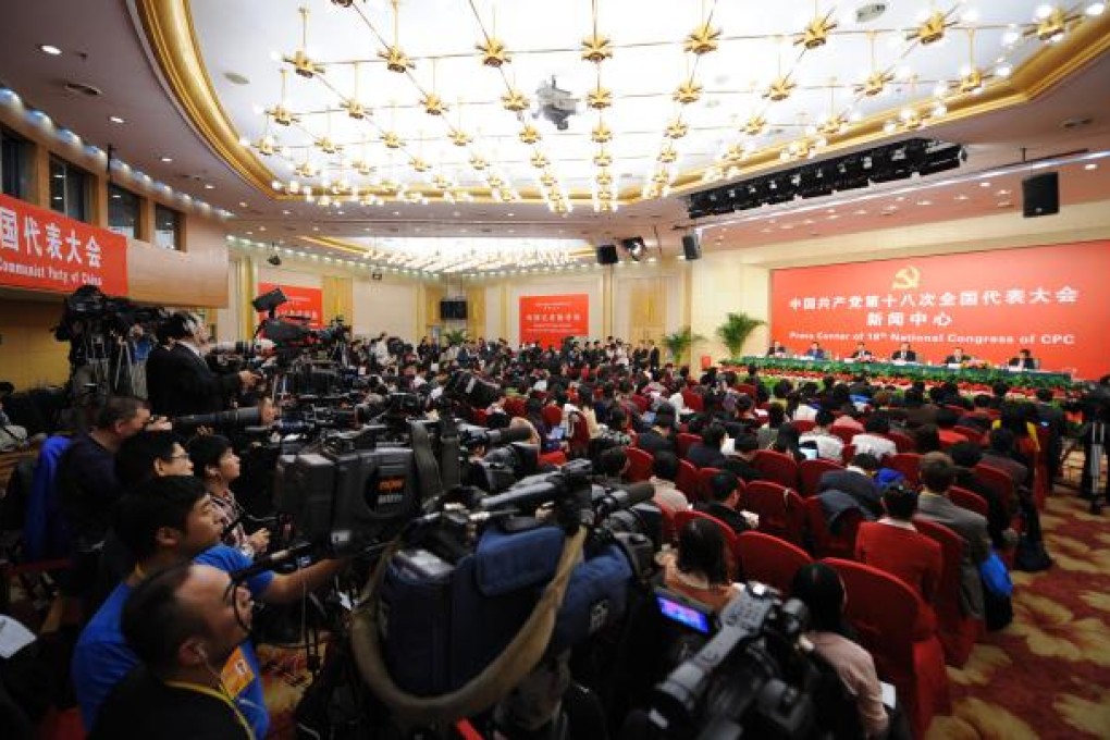 The once-a-decade leadership change has caused a spike in reporting on China around the world. Photo: Xinhua