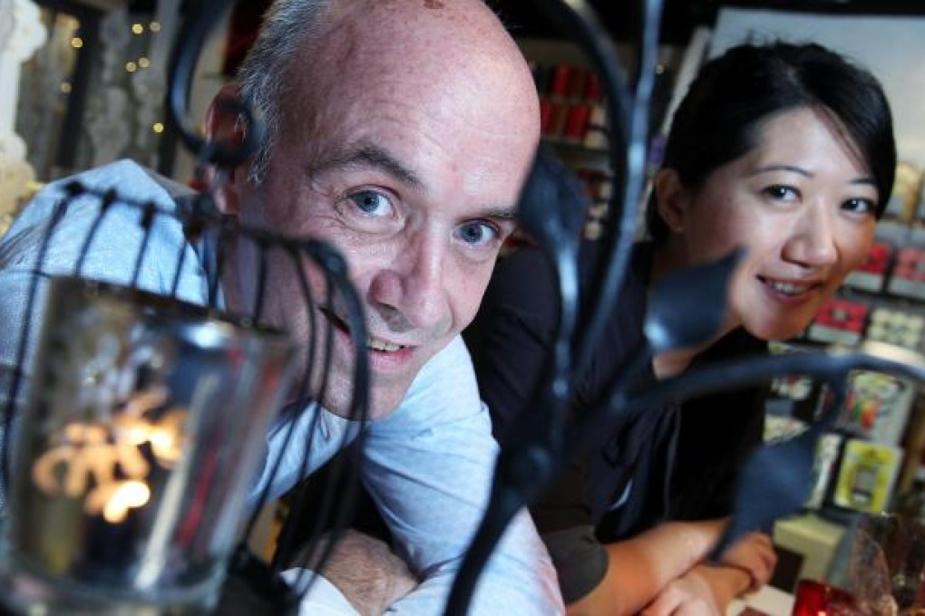 The Candle Company's Ian Carroll and Vivian Fung. Photo: May Tse