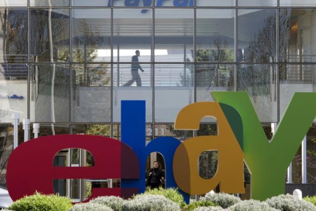 There has been a 40 per cent year-on-year increase in goods bought by Chinese consumers navigating eBay.com in English. Photo: Bloomberg