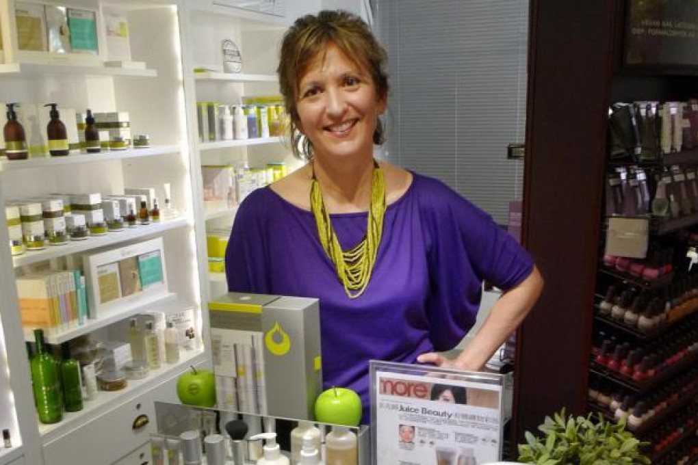 Karen Behnke is in Hong Kong to promote her skincare brand.