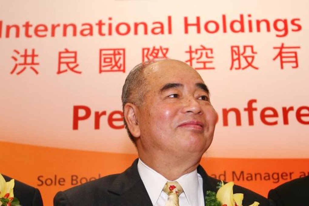 Hontex chairman Shao Ten-po. The company is fighting to retain its listing and resume trading.
