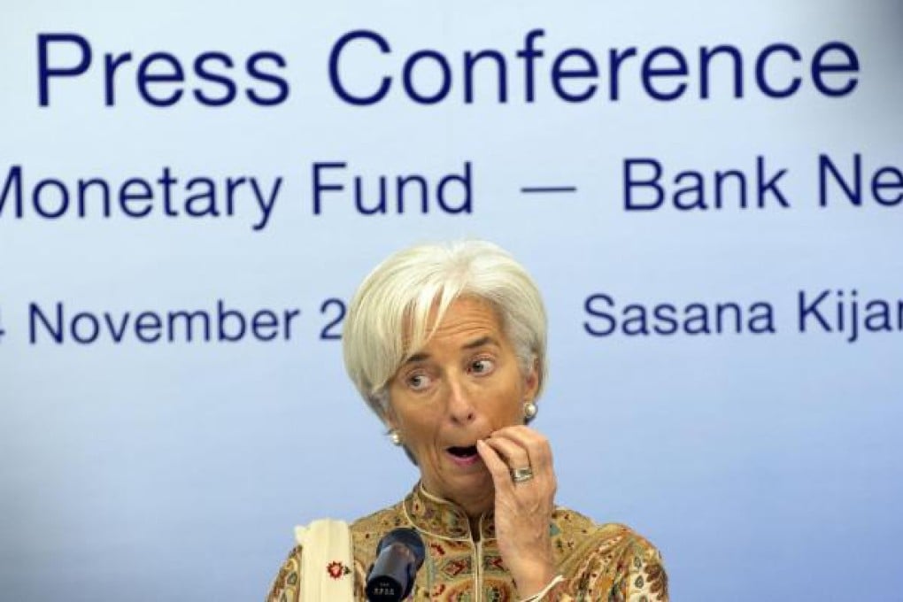 Lagarde will be visiting three countries in Asia. Photo: AFP
