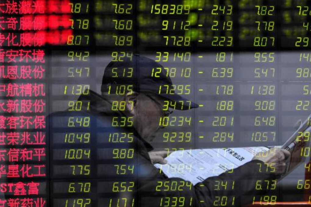 Shanghai's stock index has suffered big falls. Photo: Xinhua