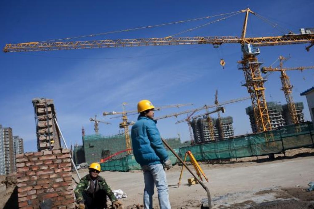 Contracted sales at 11 major Chinese developers were 57.3 billion yuan in October, up 41 per cent from a year earlier. Photo: Bloomberg