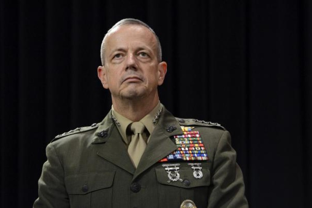 A hearing to confirm General John Allen's promotion to the post of Nato's supreme commander in Europe is on hold. Photo: AFP