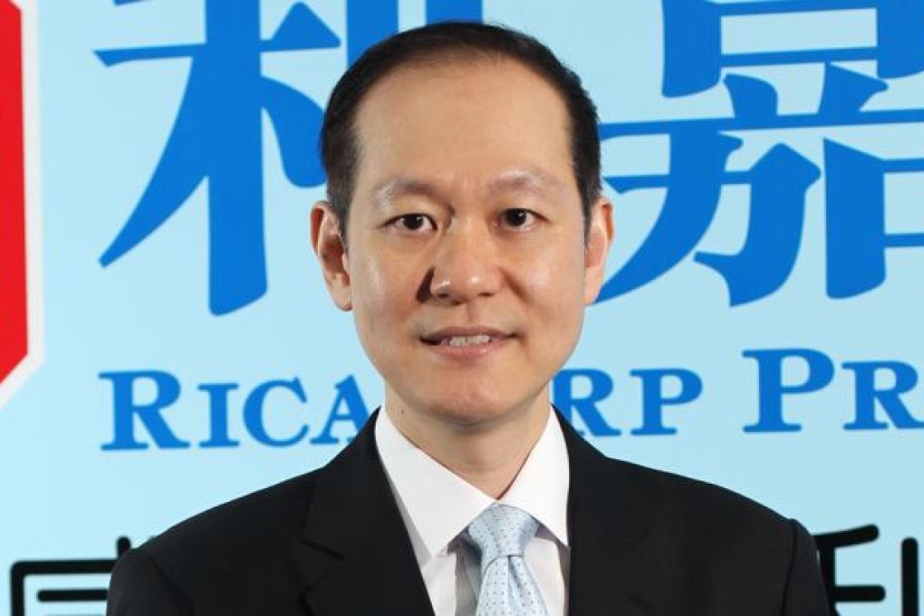 Willy Liu Wak-keung, chief executive at Ricacorp Properties
