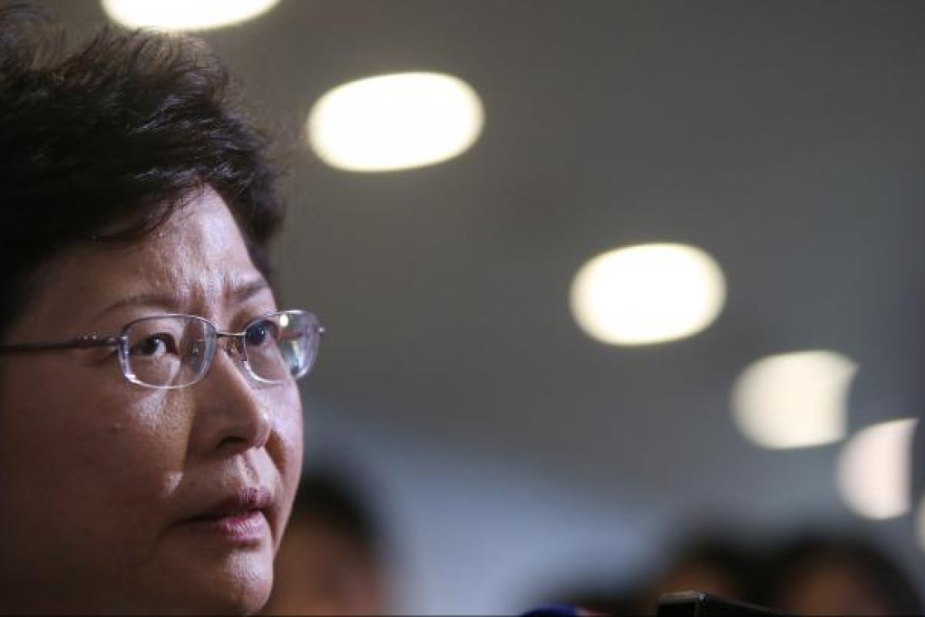 The road ahead will not be easy for Carrie Lam. Photo: SCMP