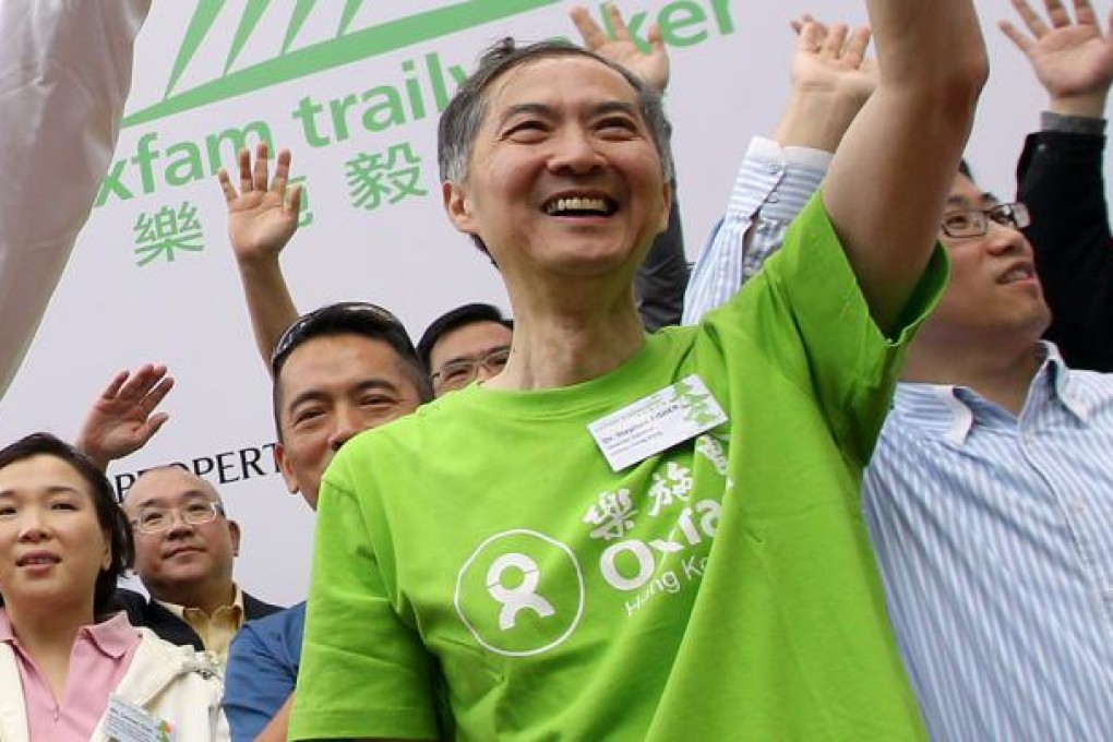 Oxfam Hong Kong, Director General, Dr Stephen Frederick Fisher. Photo: Dickson Lee
