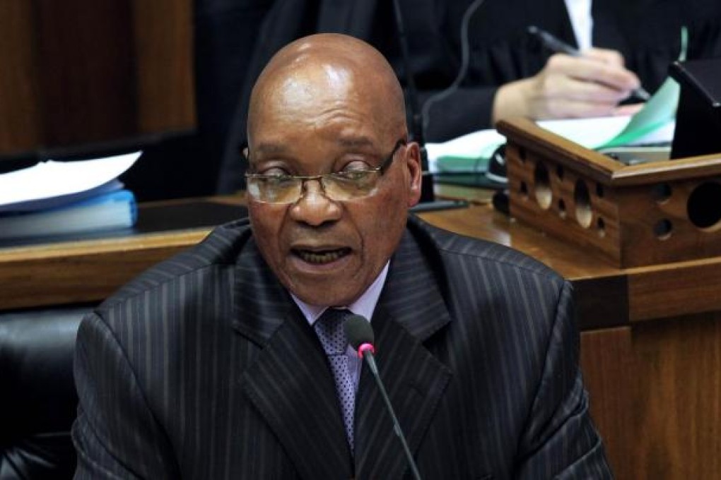 South African President Jacob Zuma. Photo:AFP