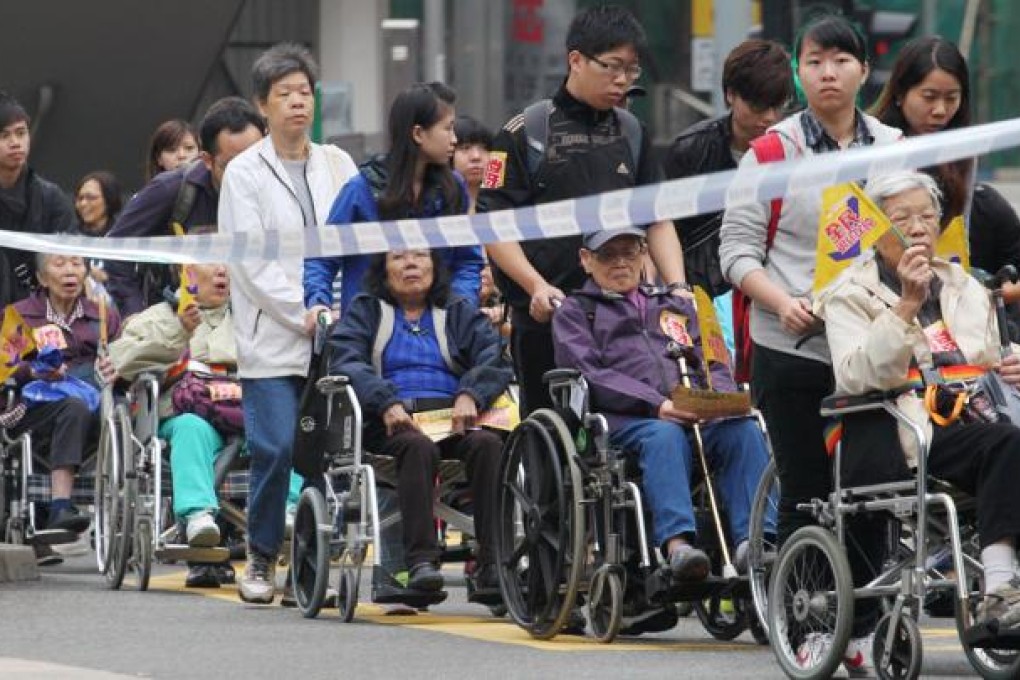 Secretary for Labour and Welfare Matthew Cheung Kin-chung announced a means-tested old age allowance to help those over 65.