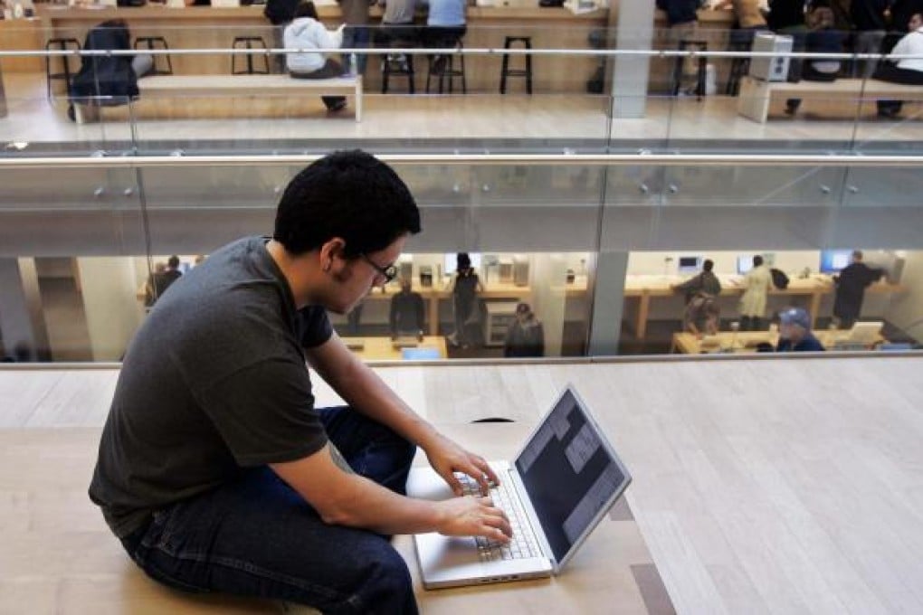Notebooks are key to Apple's mainland sales. Photo: Bloomberg