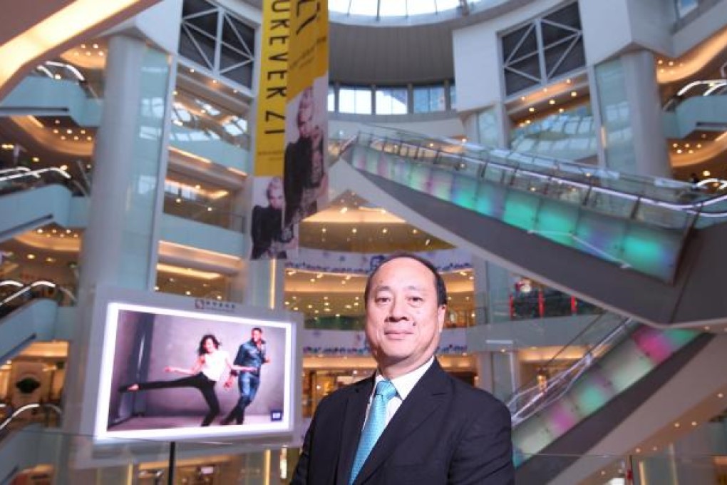 Ian Choy at Beijing apm. A 14-year veteran of the Beijing property scene, he remembers having to hire hotel staff to manage his first mall there. Photo: Simon Song