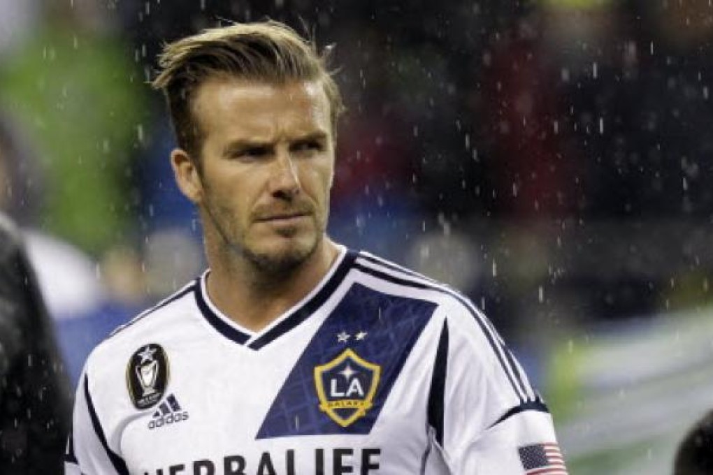 David Beckham is saying goodbye to Los Angeles Galaxy after six seasons. Photo: AP