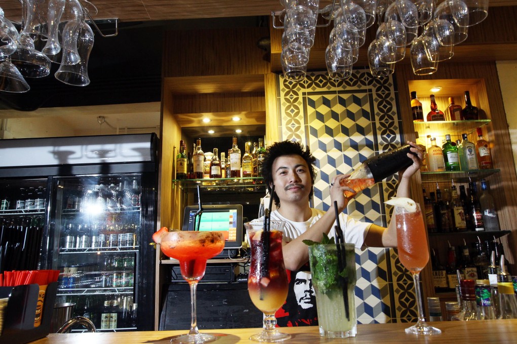 The bar serves large drinks with bold flavours such as mojitos and sangria. Photo: David Wong
