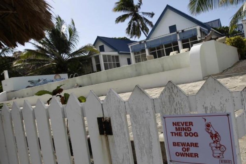 The home of John McAfee in San Pedro, Belize. Photo: Reuters