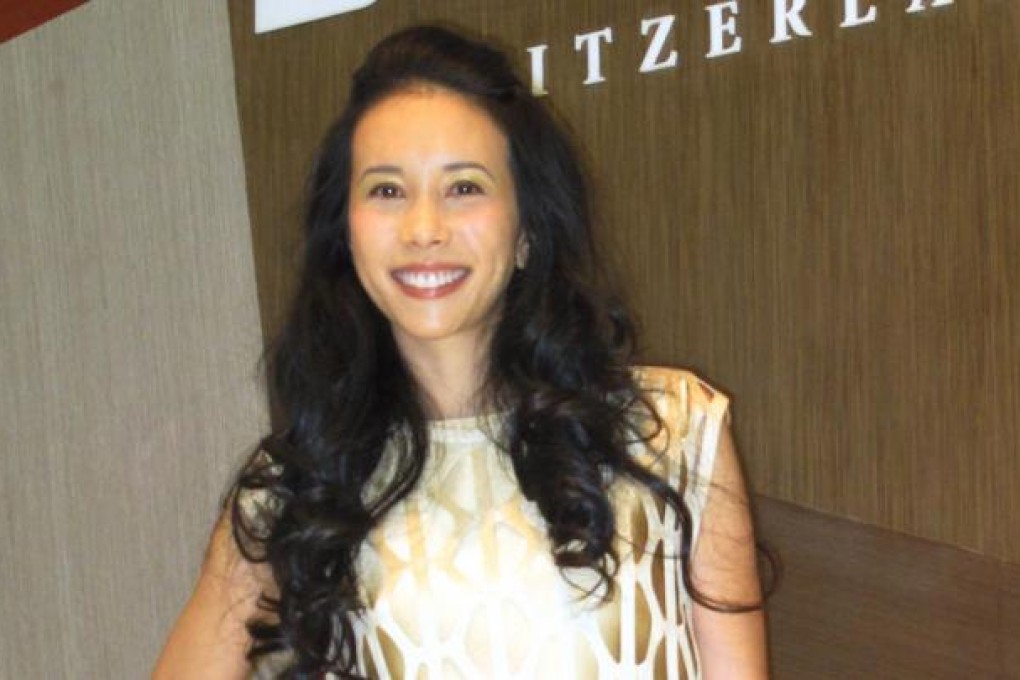 Karen Mok in Beijing for the launch of Bally's new collection.