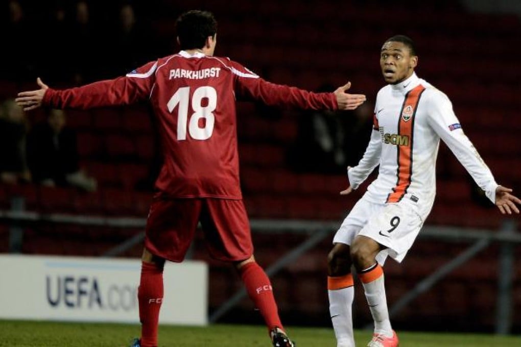 Unrepentant: Luiz Adriano (right)