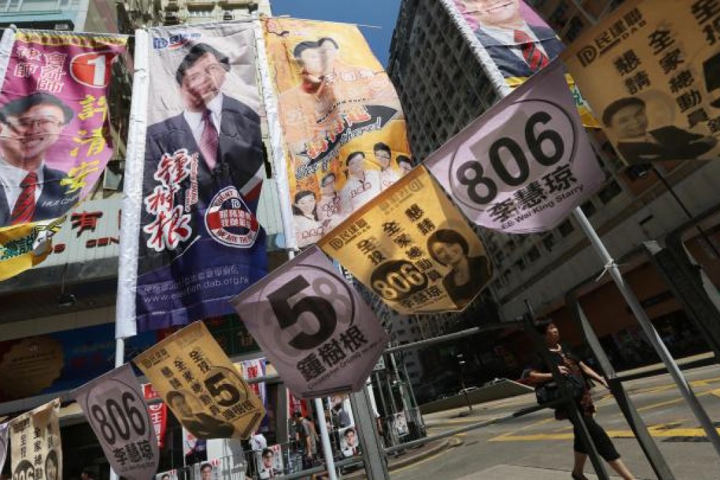 In the Legco election, candidates loyal to Beijing heavily outspent their pan-democratic rivals, records show. But most candidates' funding came from their parties, which don't report the source of their money. Photo: Sam Tsang