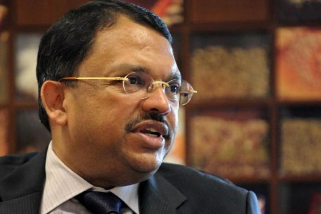 Sunny Verghese, group managing director and chief executive of Olam International. Photo: AFP