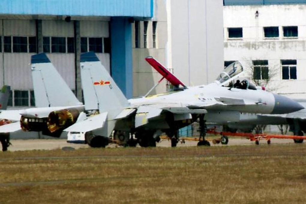 Chinese PLA Navy 'Flying shark' J-15.