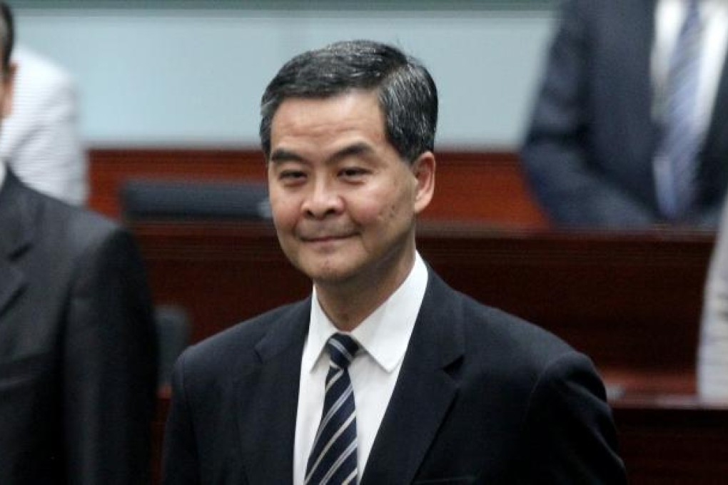 C.Y. Leung is definitely caught between a rock and a hard place at the moment, with enemies on all sides.