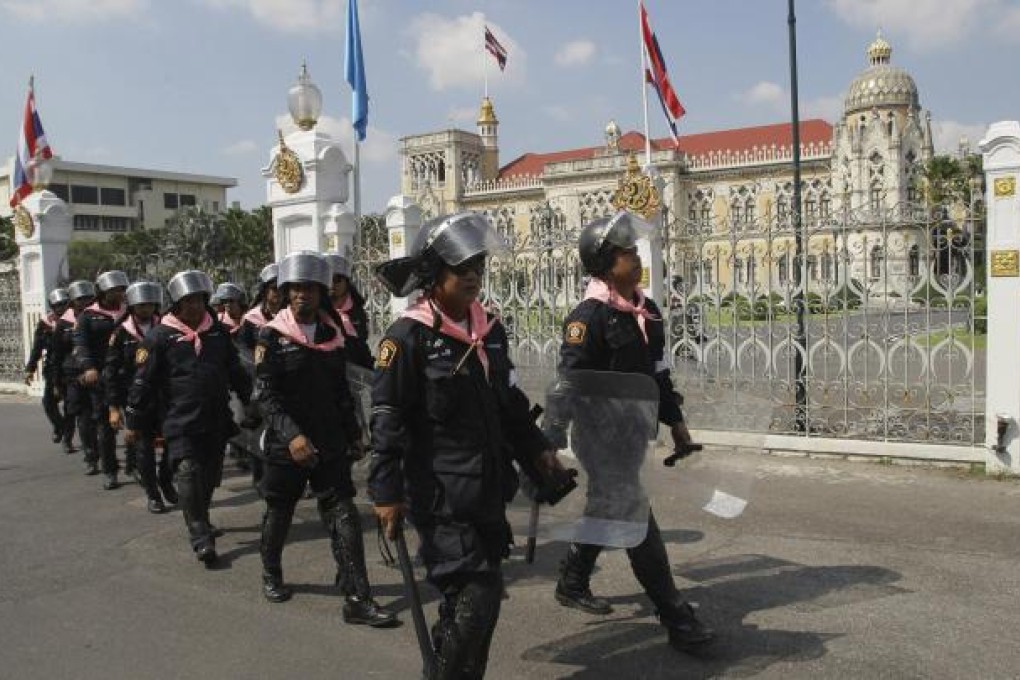 Nearly 17,000 police will be deployed to cope with the political rally in Bangkok, Thailand.