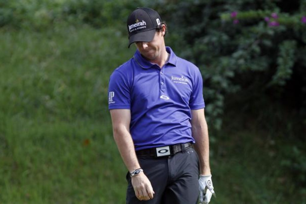 Rory McIlroy missed the cut at the Hong Kong Open. Photo: AP