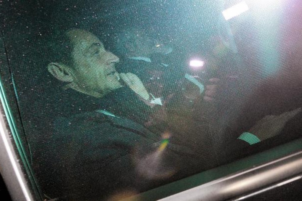 Ex-leader Nicolas Sarkozy leaves a Bordeaux court. Photo: AFP