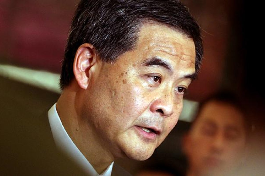 Chief Executive Leung Chun-ying. Photo: Felix Wong
