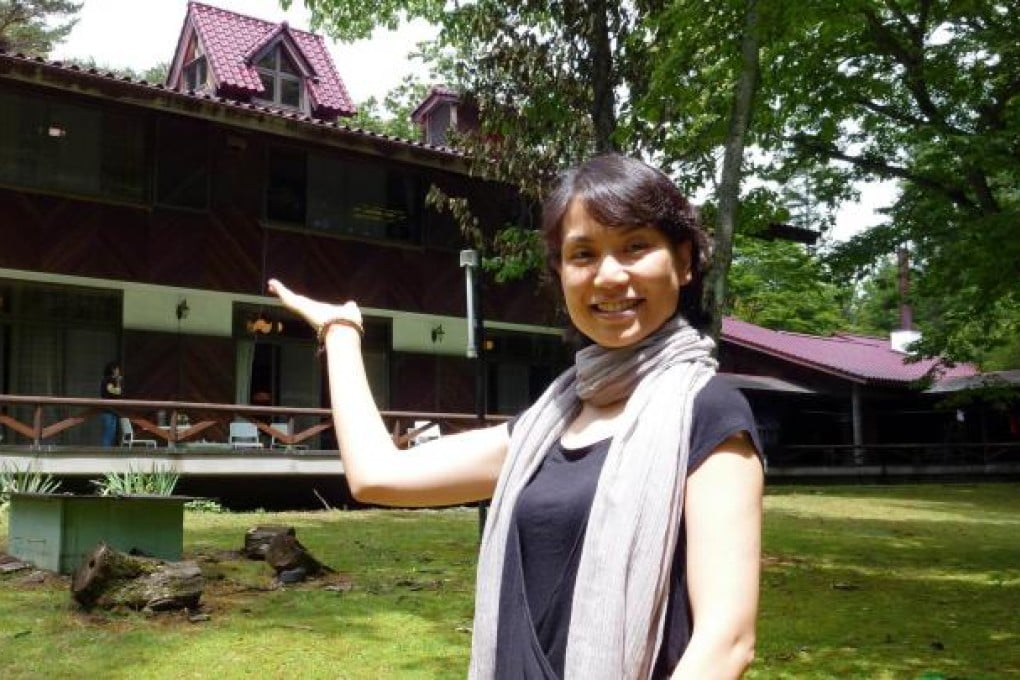 Lin Kobayashi, 37, at the International School of Asia, Karuizawa, believes Asia is over-reliant on Western-style leadership. Photo: AFP