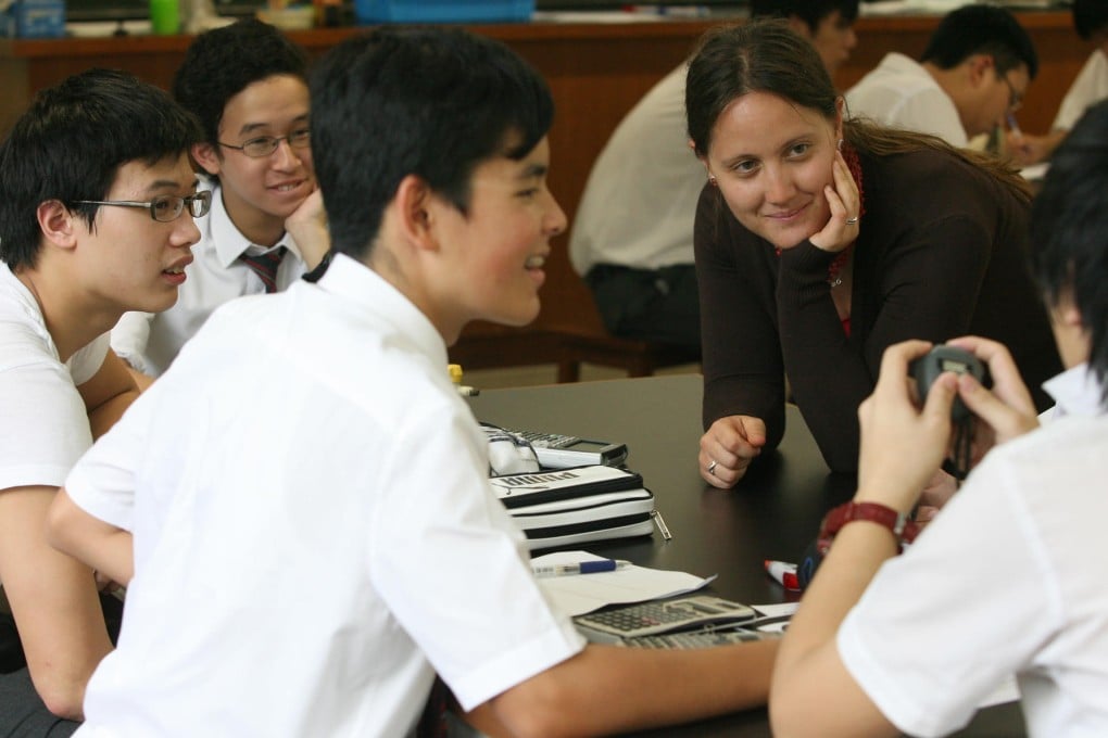 Students at Diocesan Boys' School. Students learn best in an environment where they are challenged just beyond their expertise. Photo: Ricky Chung