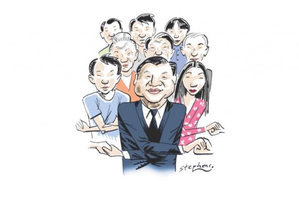 Xi Jinping looks like he can create a bond with the people of China.