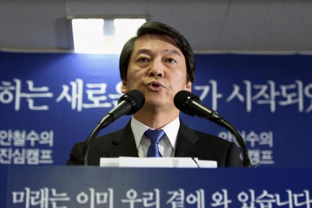 Ahn Cheol-soo quits the race