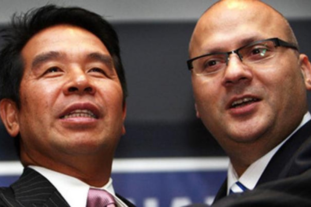 Carson Yeung with Peter Pannu