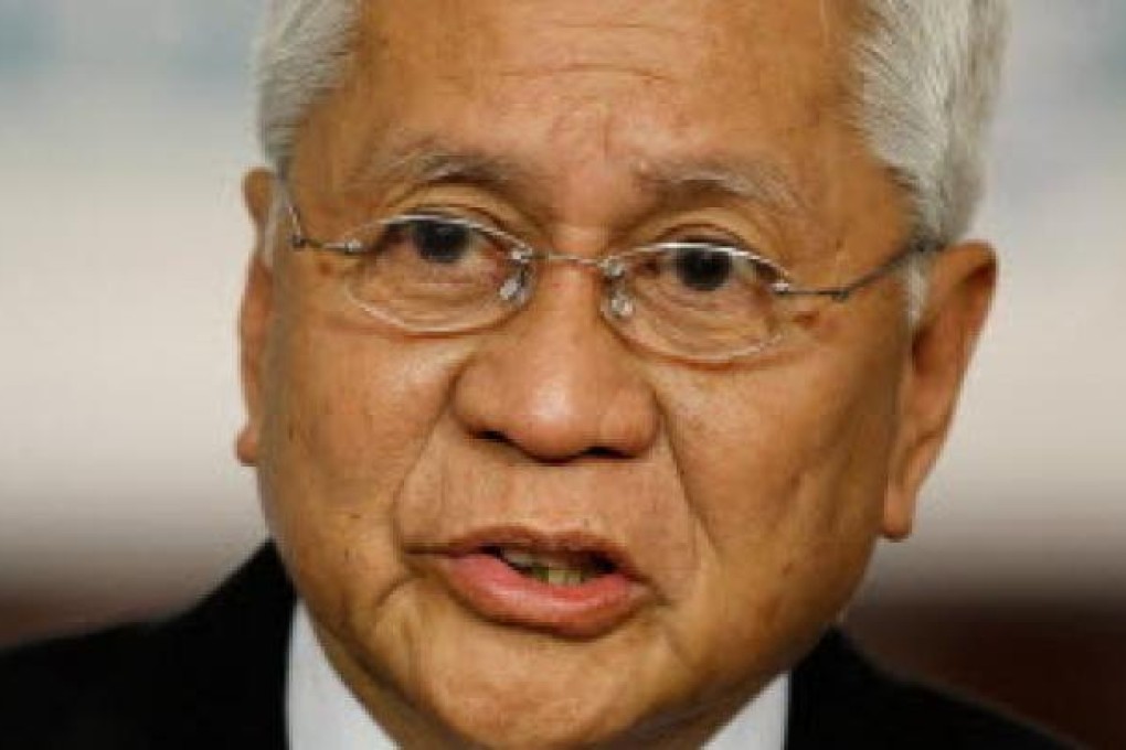 Philippine Foreign Affairs Secretary Albert Del Rosario. Photo: AFP