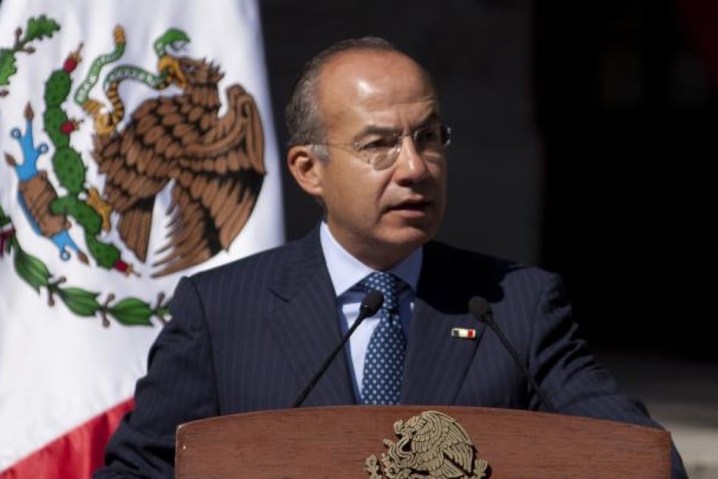Mexican President Felipe Calderon