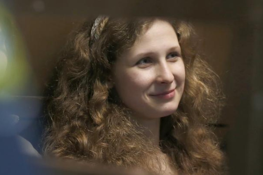 Pussy Riot band member Maria Alekhina. Photo: AP
