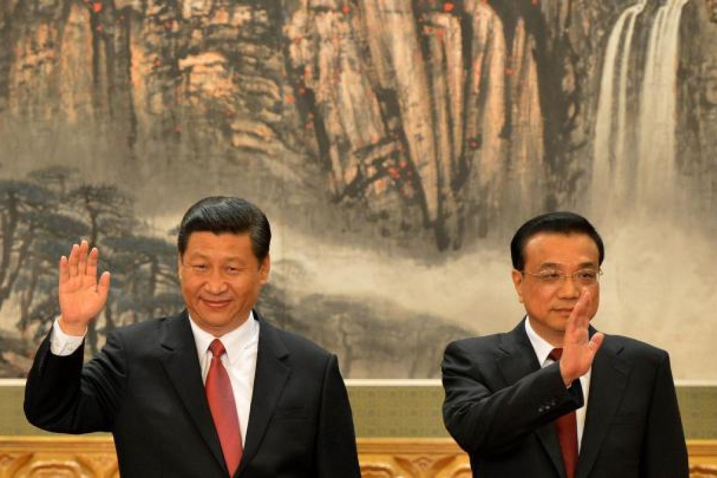 Vice-President Xi Jinping (left) and Vice-Premier Li Keqiang, the new leaders to take office in March, have to rein in corruption. Photo: AFP