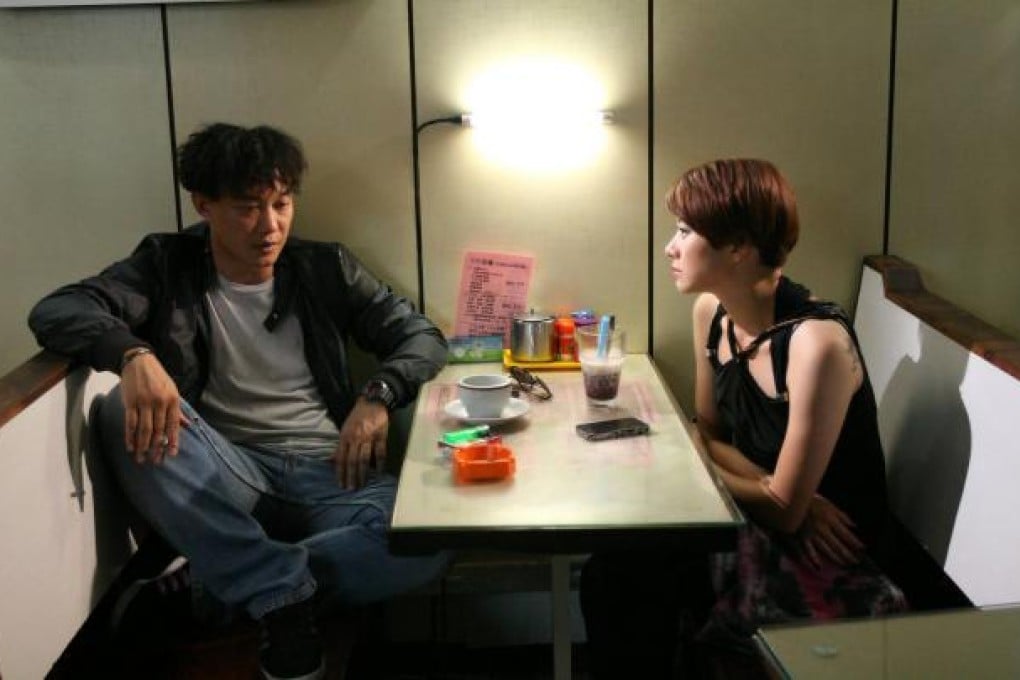 Eason Chan and Karena Lam on the set of his music video Trust, off his album 3mm. Photo: SCMP