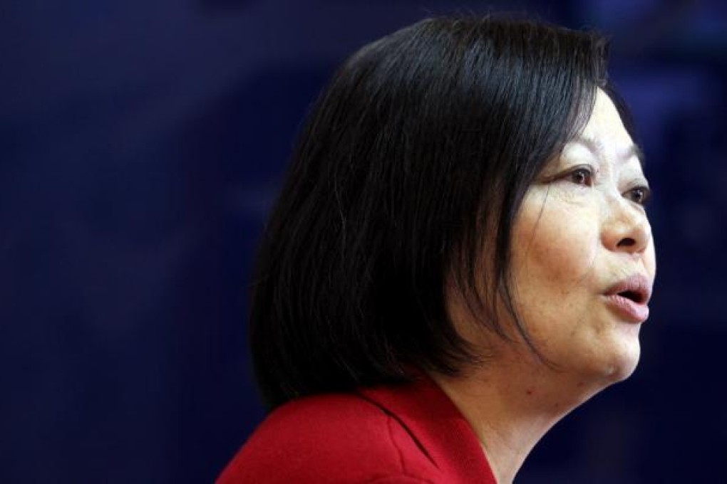 Anna Wu Hung-yuk, Chairman of Mandatory Provident Fund Schemes Authority. Photo: May Tse