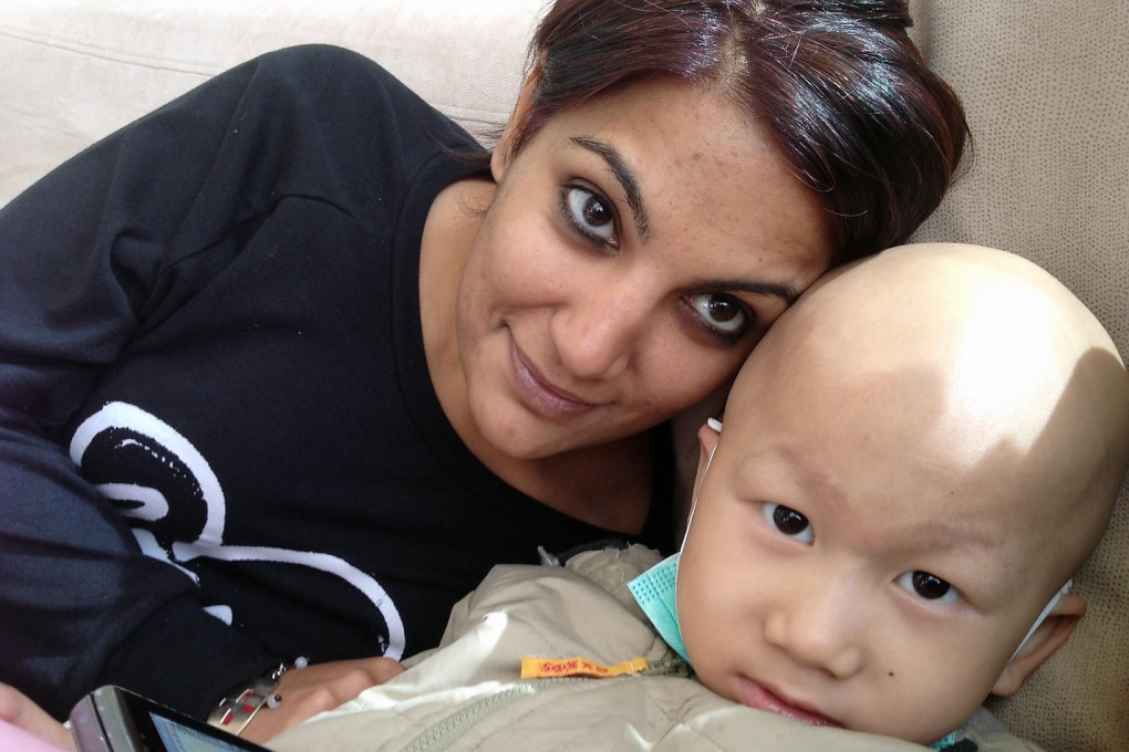 Organiser Nisha Parmanand with a patient at Ronald McDonald House