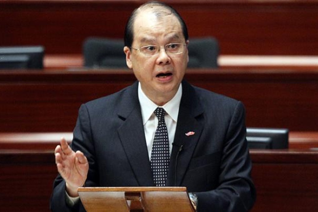Secretary for Labour and Welfare Matthew Cheung Kin-chung. Photo: Sam Tsang