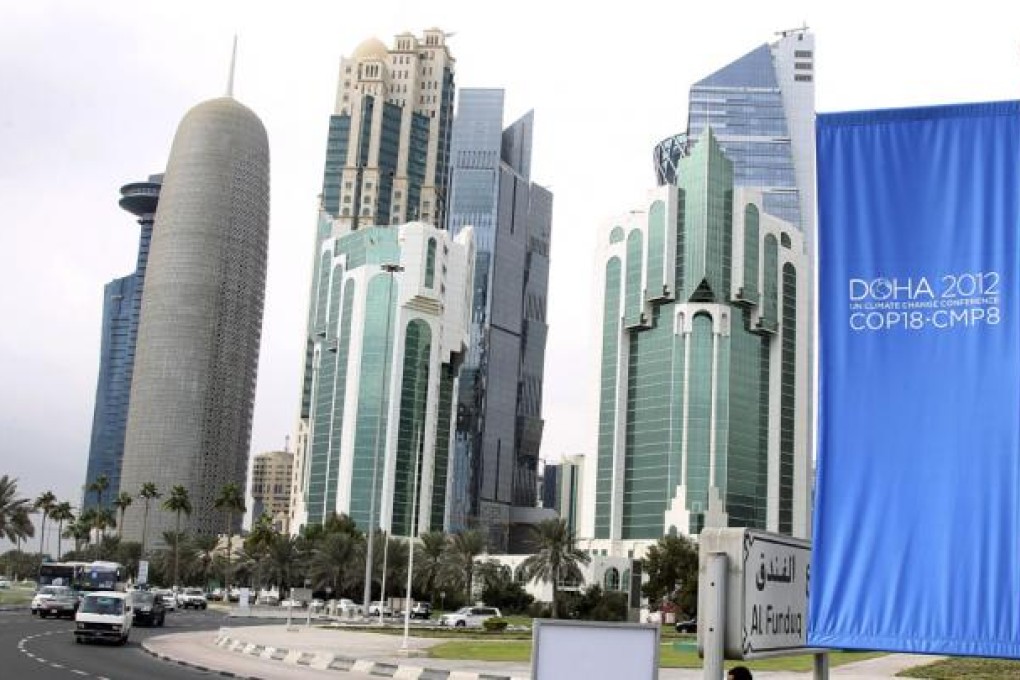 Climate Change Conference, in Doha, Qatar. Photo: AP