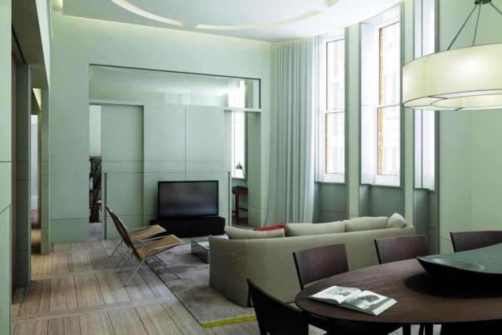 Living room at Fitzroy Place. The development is well ahead of sales projections.